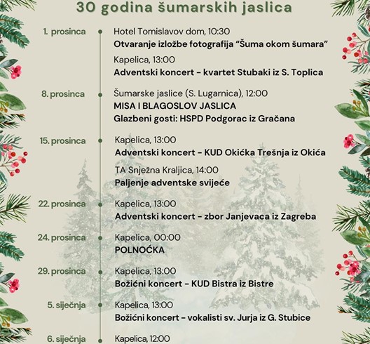 Advent i Božić na Sljemenu